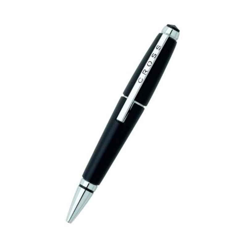 Cross AT0555-2 Edge Jet Black/Chrome Roller Ball Pen