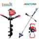 Greenleaf 68cc 2 in 1 Earth Auger & Brush Cutter with 6 inch Drill Bit