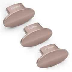 Plantex Knobs for Drawer/Small Drawer Knobs/Knobs for Cabinets/Pull-Push Knobs for Kitchen/Bedroom Drawer (Pack of 3) Oval, Rembo