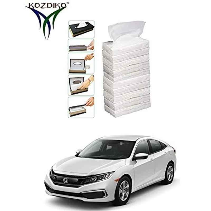Kozdiko 100 Pulls Dispenser Box Refiller Tissue Paper with 200 Sheets for Chevrolet Optra (Pack of 10)