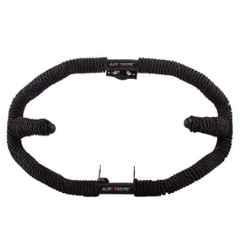AllExtreme Heavy Duty Metal Safety Leg Crash Guard with Black Rope