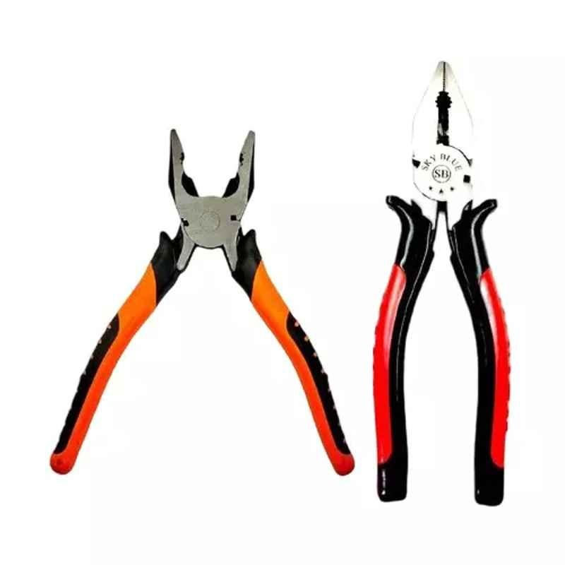 Sky Blue 2 Pcs 7.8 inch Lineman Plier Combo, SBE_PLIER_COMBOS_COMBO_489