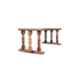 Angel Furniture 24x12x9 Inch Natural Glossy Finish Sheesham Wood Breakfast Serving Bed Table/Laptop Table, AFDB-01N