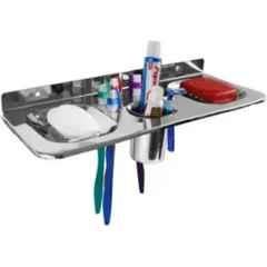 IRIS 2x4x5cm Steel Bathroom Wall Shelf