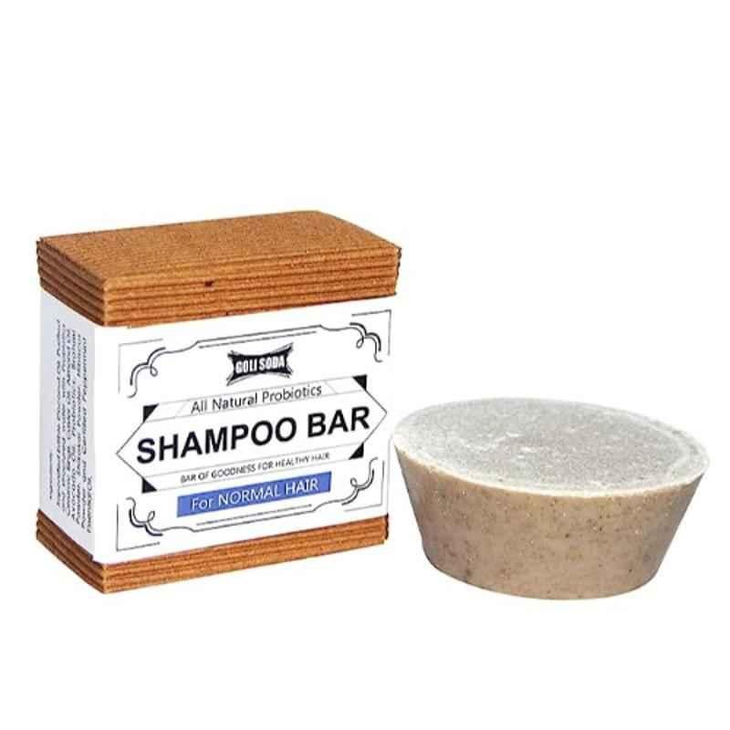 Goli Soda 90g All Natural Probiotics Shampoo Bar for Normal Hair, GSNS001