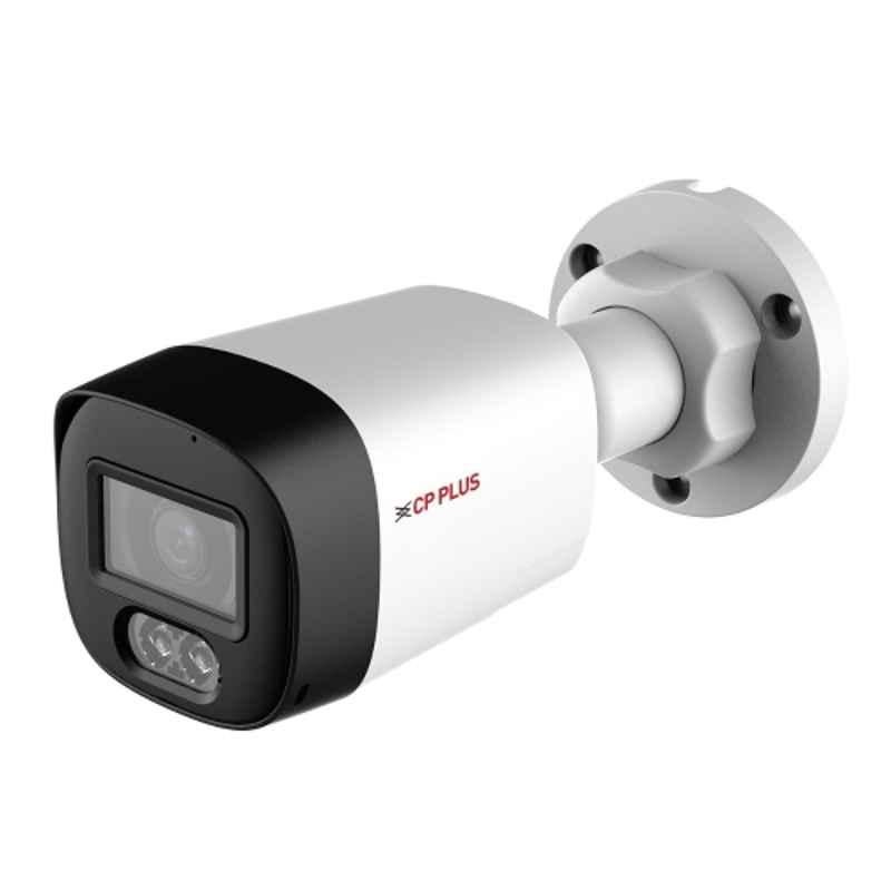 CP Plus 2.4MP Dual Light Bullet CCTV Camera with Full HD 1080p Resolution, Night Vision, Two-Way Talk, Smart Dual IR & Warm Light, CP-UMC-TA24L3-L