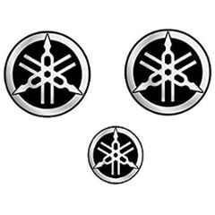 AOW Aow (Yamaha) Motorcycle Design Sticker (Pack of 3) for Yamaha FZ
