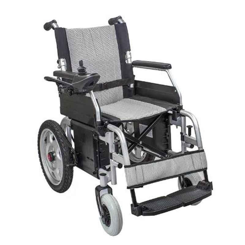 KosmoCare 400x410mm Grey & Black Duramate Foldable Wheelchair, RCE407