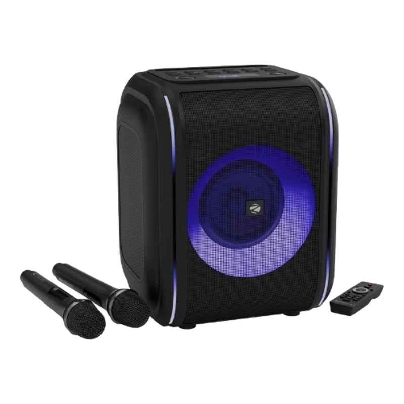 Zebronics Blow 2 72W Black Portable Bluetooth Speaker with Dual Wireless Mic & Remote Control, SSPK 4
