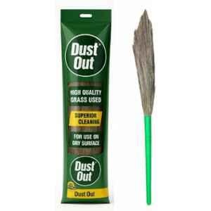 Dust Out 120cm Eco Friendly Grass Broom with Plastic Handle