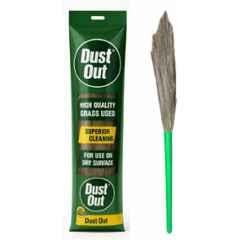 Dust Out 120cm Eco Friendly Grass Broom with Plastic Handle