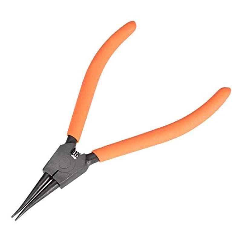 Hatoly 7 inch Carbon Steel Retaining Straight Snap Ring Pliers