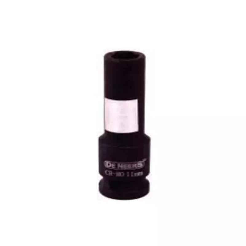 De Neers 78mm 1/2 inch Drive Chrome Molybdenum Steel Hex Impact Socket, Size: IMP-29