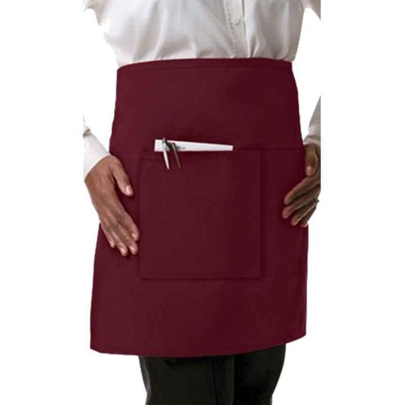 Superb Uniforms Polycotton Half Length Bistro Kitchen Apron, SUW/M/CA10, Size: M