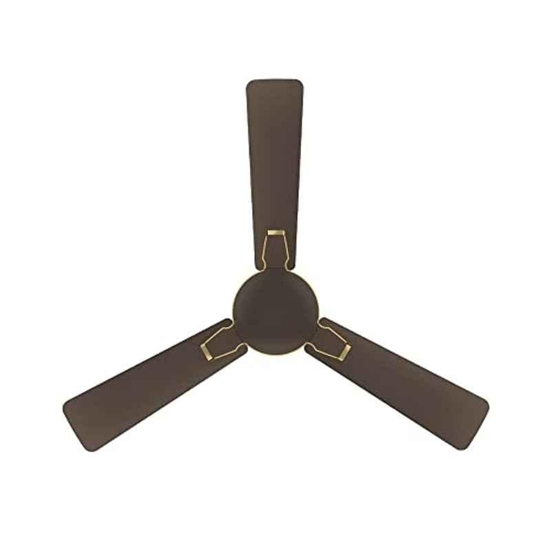 Crompton Premion Aura 55W 370rpm Bakers Brown 3 Blade Ceiling Fan with 5 Years Warranty, CFPRAU2PM48BBRAD1S, Sweep: 1200 mm