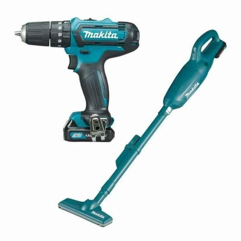 Makita Percussion Drill Driver With Cleaner Kit, CLX214SAX1, 12V
