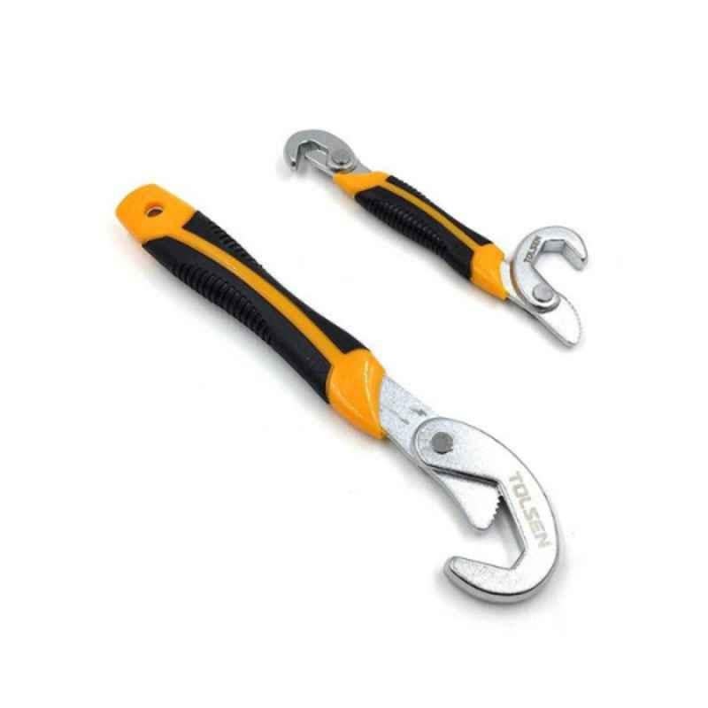 Tolsen 9-32mm High Quality Steel Plastic Handle Universal Wrench Set, 15282