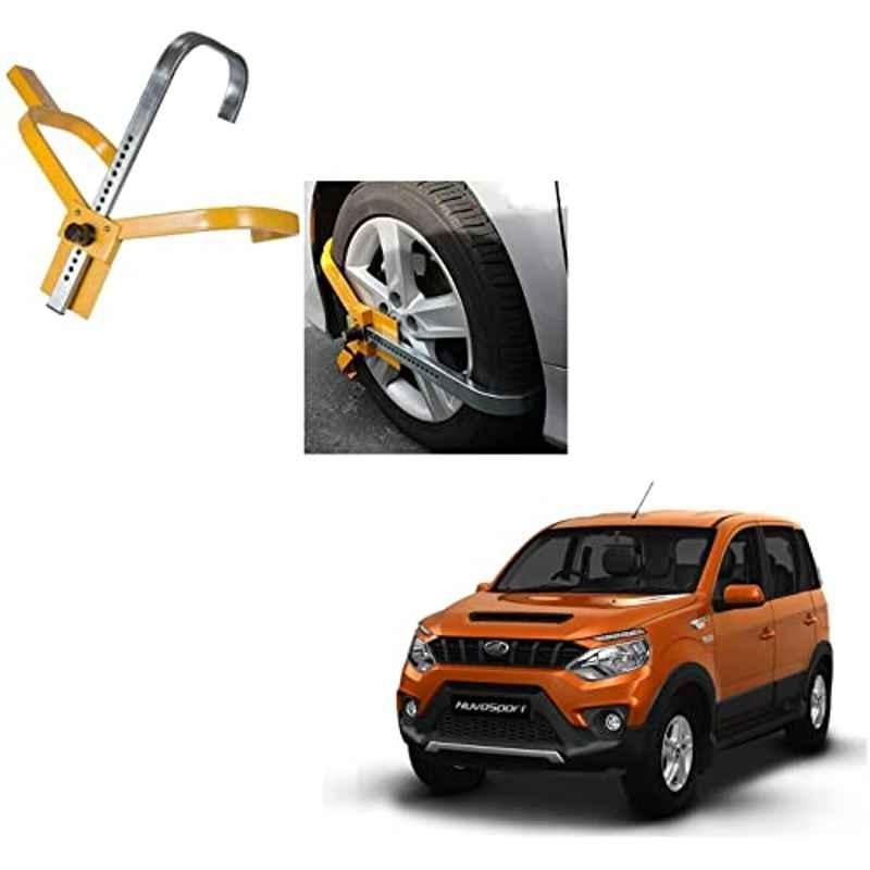 Kozdiko 13-17 inch Heavy Duty Anti-Theft Car Wheel Clamp Lock for Mahindra NuvoSport