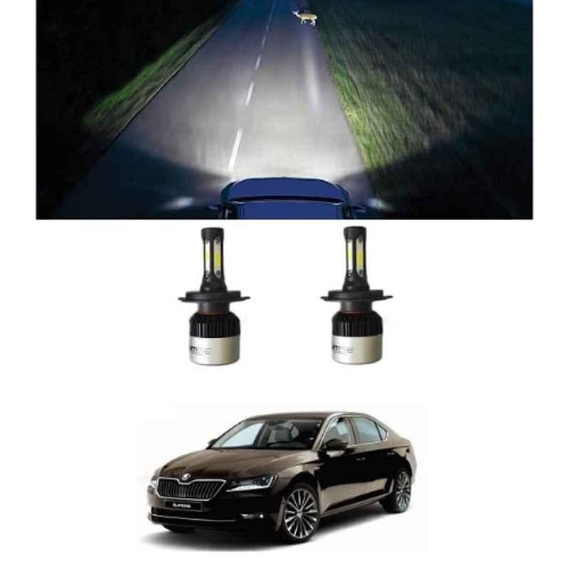 kapsel barrikade overskud Buy Trigcars 2 Pcs 72W Cool White Night-Eye LED Headlight Bulb for Skoda  Superb, 2299NIGHTEYE0249 Online At Best Price On Moglix