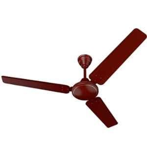 Zoom Wind Air 1 Star 400rpm 50W Brown 3 Blades Ceiling Fan, CF-WDBROWN48, Sweep: 1200 mm