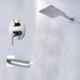 ZAP ZXR14140 Brass Concealed Circular Body Diverter Full Set