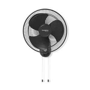 Crompton Torpedo 125W 2100rpm 3 Blade Black Wall Fan, Sweep: 400 mm, CROM0702