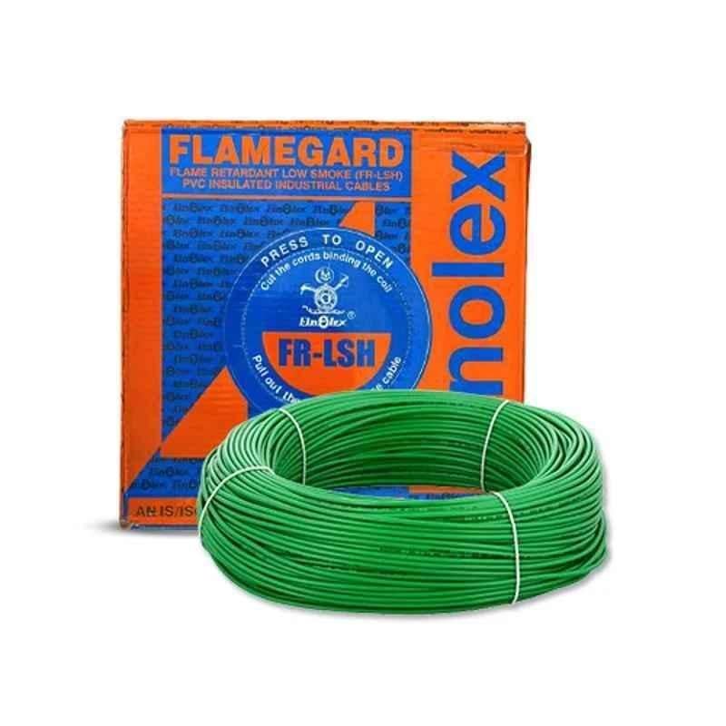 Finolex 2.5 Sqmm 90m Green Single Core FR-LSH PVC Insulated Industrial Cables, 10115