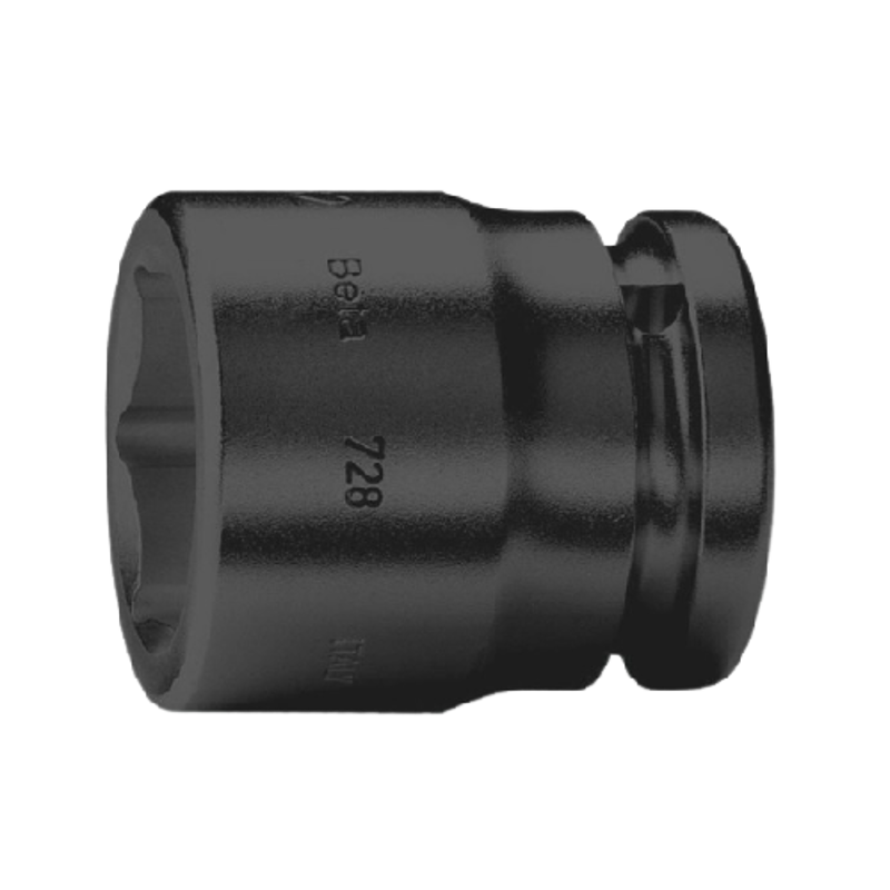 Beta 28mm 3/4 inch Drive Standard Series Impact Socket, 728-28