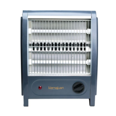 Kemajuan 800W Grey Quartz Heater Quartz Room Heater with 2 Heating Mode & 1 Year Warranty, KQH0480