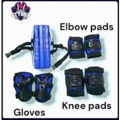STYRKR Plastic & EVA Foam Royal Blue Kids Protective Skating Guard Kit (Medium) Skating Guard Cycling KitKIT-1100