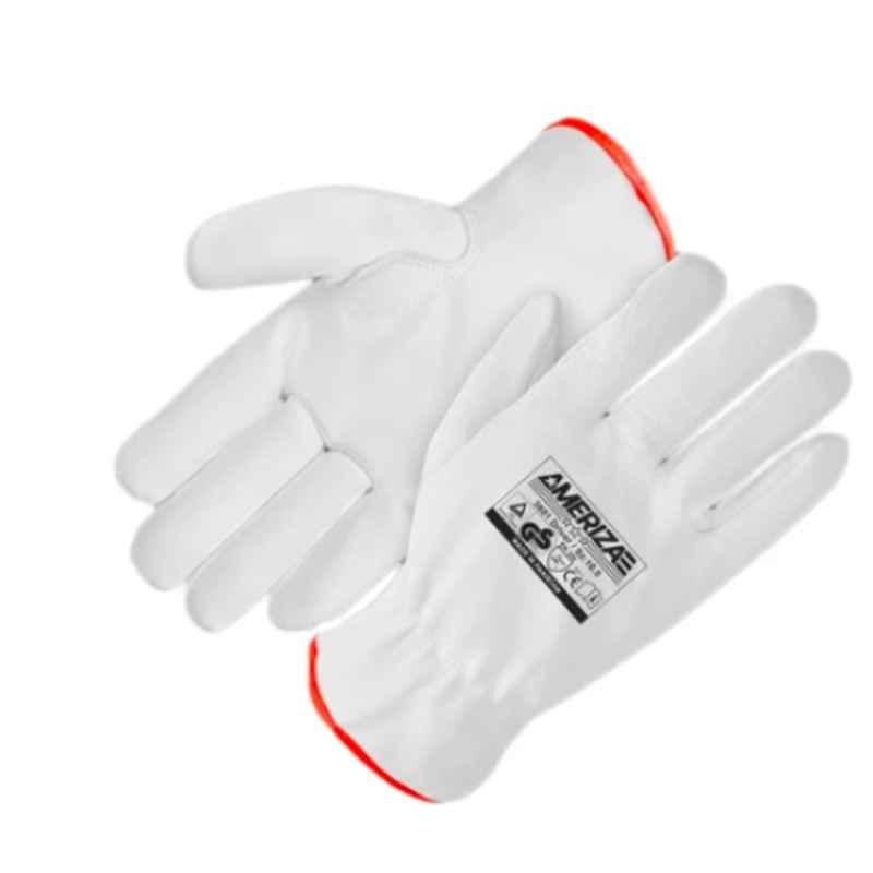 Ameriza E102531721 Freezer Leather Natural Safety Gloves, Size: 10.5 inch
