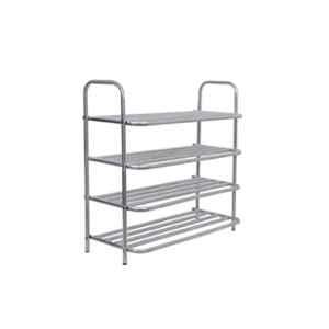 IBS Metal Silver Multi-Purpose Standing Home Organizer Stackable Rack