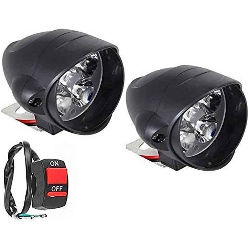 JBRIDERZ 2 Pcs G3 6 CREE LED Mirror Fog Light Set with Switch