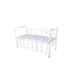 Deep Surgical 63x30x24 inch Stainless Steel Pediatric Bed with Railing