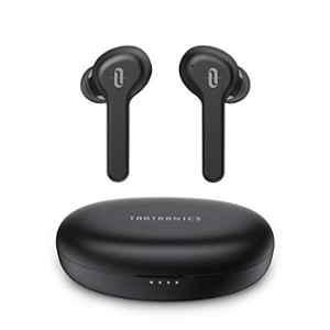 Tessco Black Wireless Bluetooth Earbuds with Mic for Android, iOS & Tablet, IBuds-404