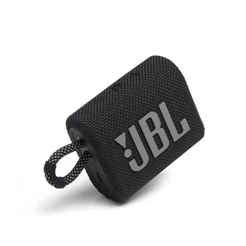 JBL Go 3 Black Bluetooth 5.1 Portable Speaker