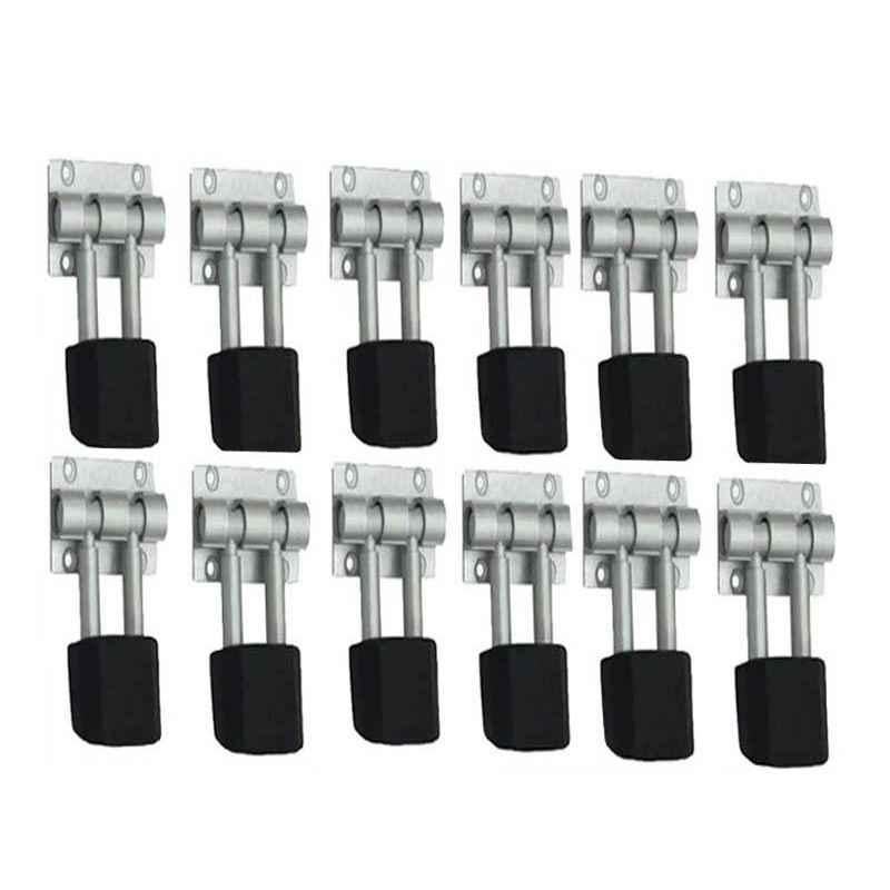 Smart Shophar 3 inch Stainless Steel Silver Rolex Door Stopper, SHA40ST-ROLX-SL03-P12 (Pack of 12)