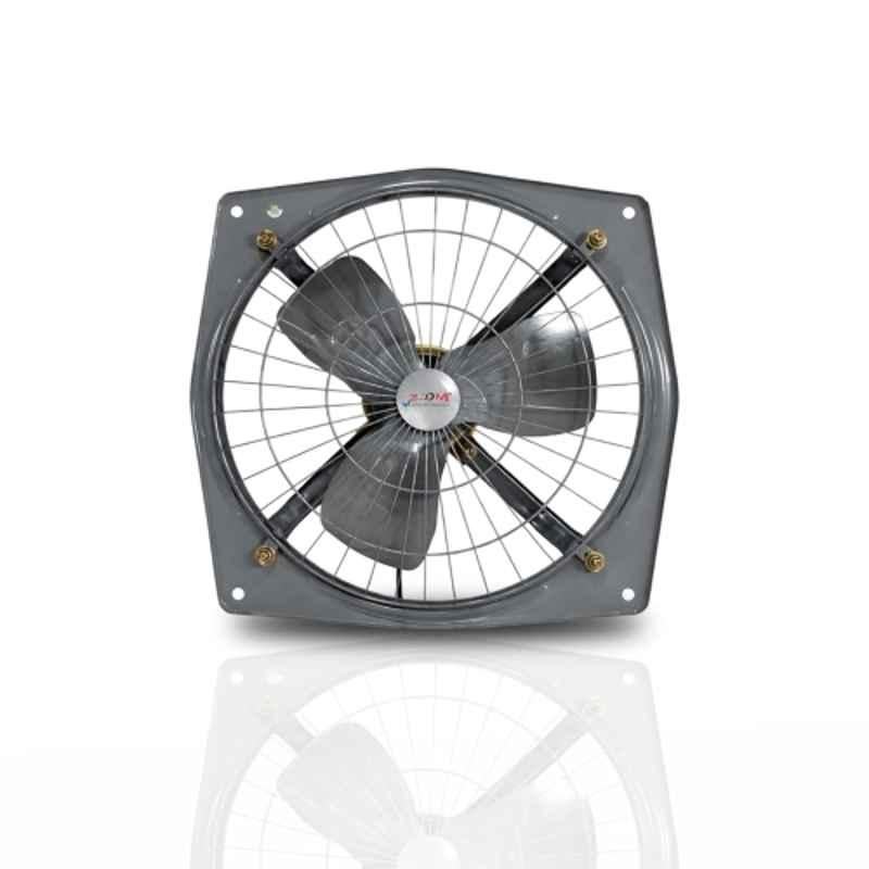 Zoom 50W Grey Heavy Duty Reversible Rotation Exhaust Fan, Sweep: 300 mm