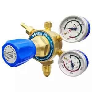 Seema 2Bar Single Stage Heavy Duty Argon Gas Pressure Regulator, S.S.DG.HD.AR-4
