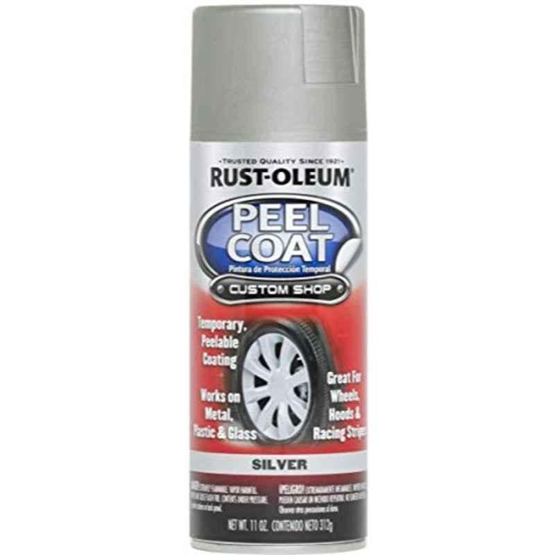 Rust-Oleum Peel Coat 11 Oz Silver 276802 Automotive Spray Paint