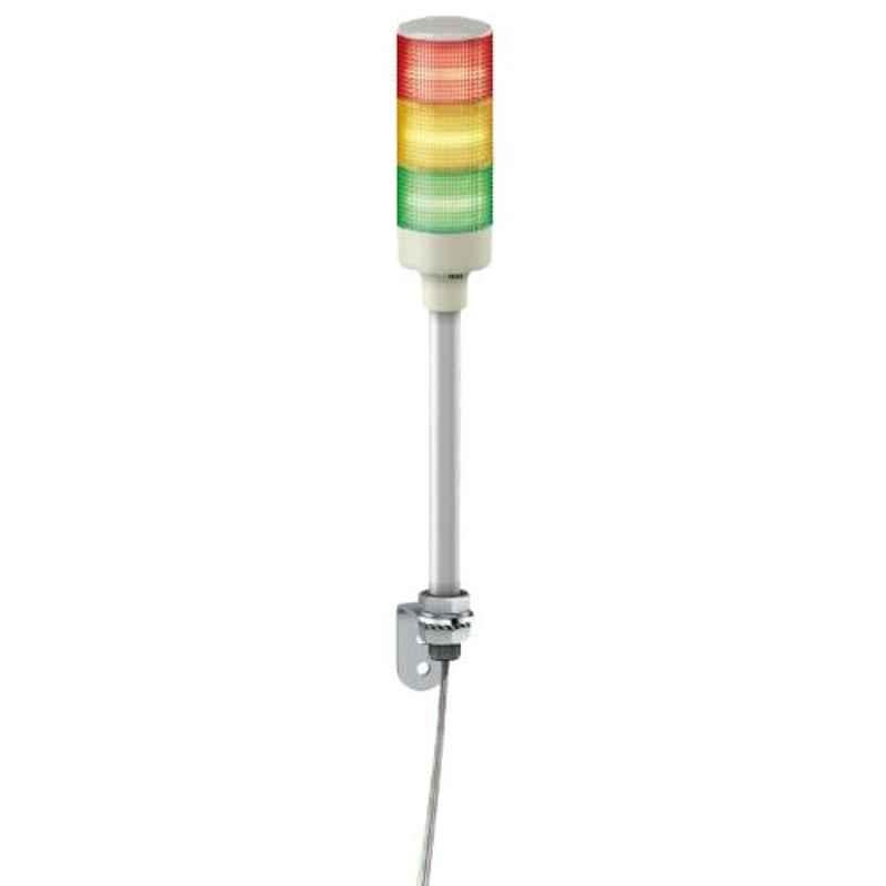 Schneider Electric 24V RAG LED Tower Light with L Bracket & Tube Mounting, XVGB3