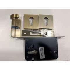 Plantex 50x50mm Brass Anique Finish Dead Lock for Main Door with 70mm Cylinder & 3 Computerized Keys, APS-3107