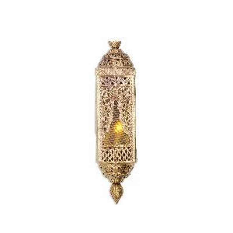Buy Lighting Handcrafted Brass and Glass Wall Light Online At Best Price On Moglix