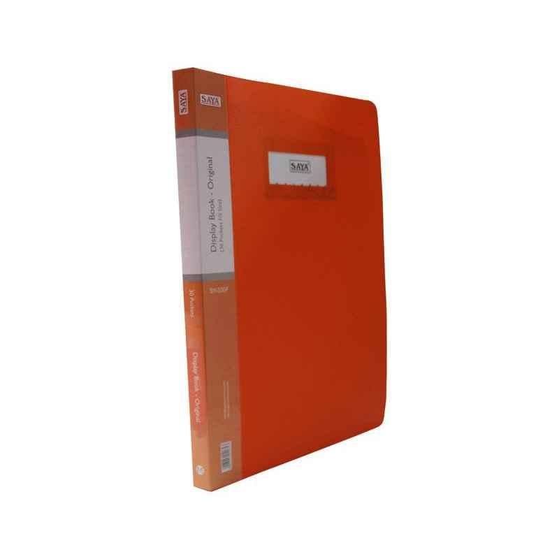 Saya SY330F Orange 30 Pockets F/C Display Book, Weight: 250 g (Pack of 20)