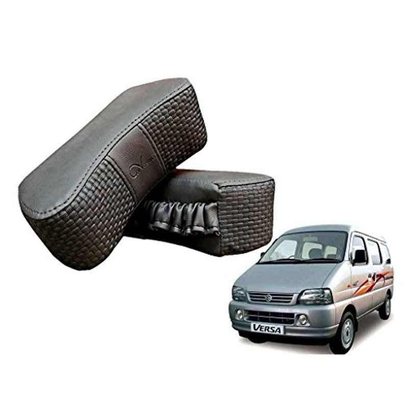 Kozdiko 2 Pcs Memory Foam Grey Luxurious Neck Rest Cushion Pillow Set for Maruti Versa