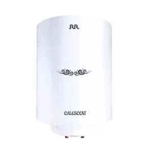 RR Calescent 10 Litre 2kW 4 Star Metal White Storage Geyser with Multi Functional Safety Valve, T1241041WHA8