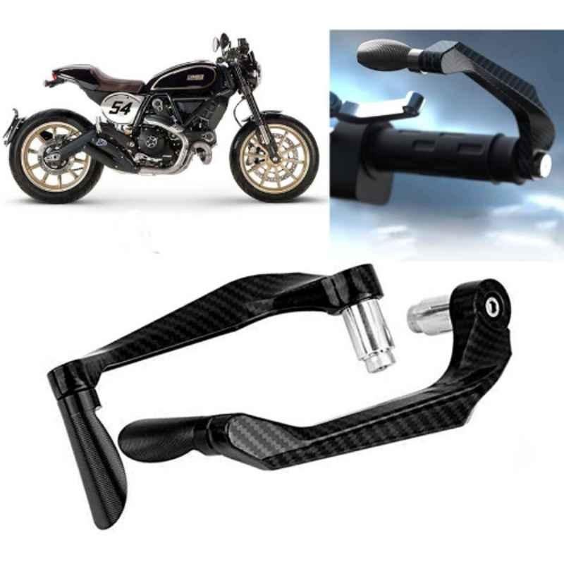 Auto Pearl 2 Pcs Aluminium Carbon Black Brake Clutch Lever Set for Ducati Scrambler
