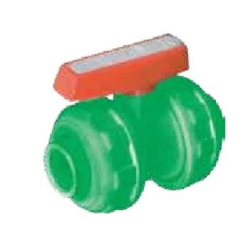Hepworth 75mm PP-R Green PN 16 Ball Valve, 4302807543422 (Pack of 4)