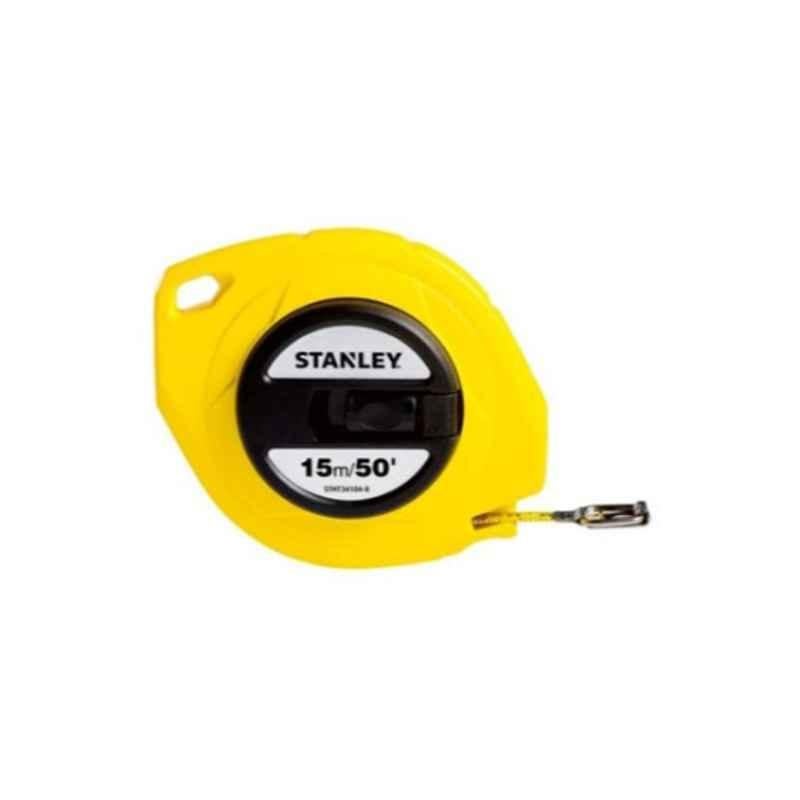 Stanley 15m Yellow & Black Polymer Coated Measuring Tape, STHT34104-8