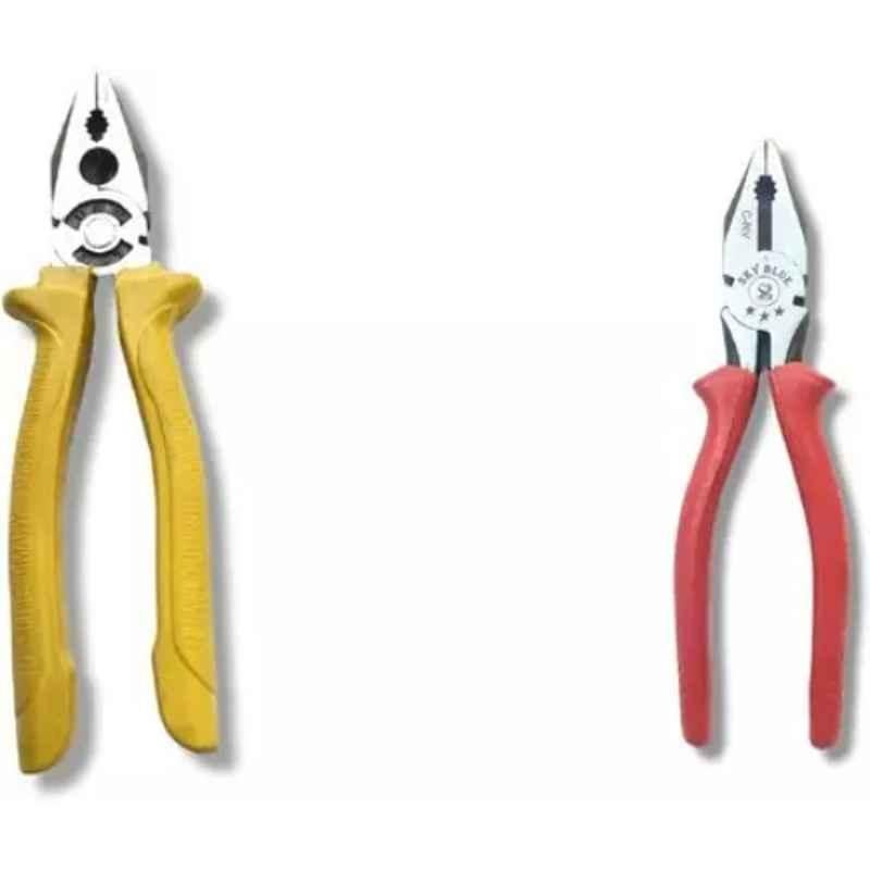 Sky Blue 2 Pcs 7.8 inch Lineman Plier Combo, SBE_PLIER_0152